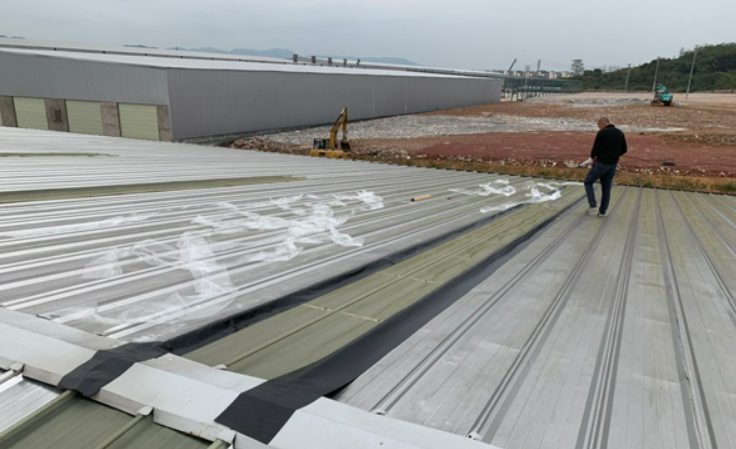 下谷坪土家族乡厂房屋面防水维修案例